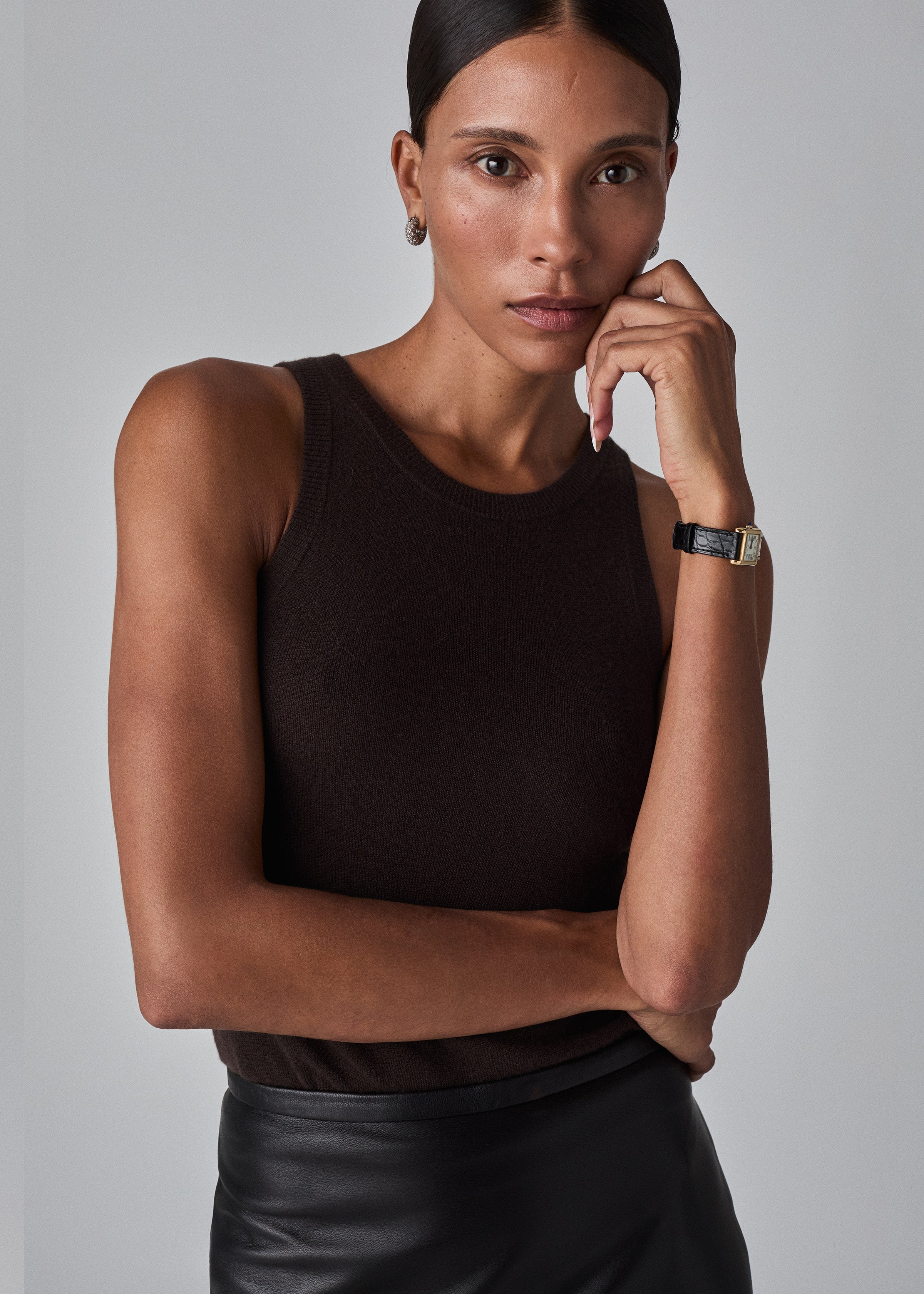 Luxury Fine-Spun Wool Knit Tank Top | All-Season Lightweight Vest Tops