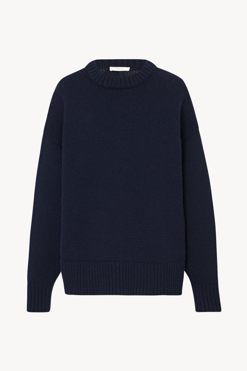 Essential 100% Pure Wool Oversized Crew Neck Sweater | Premium Chunky Knit Pullover