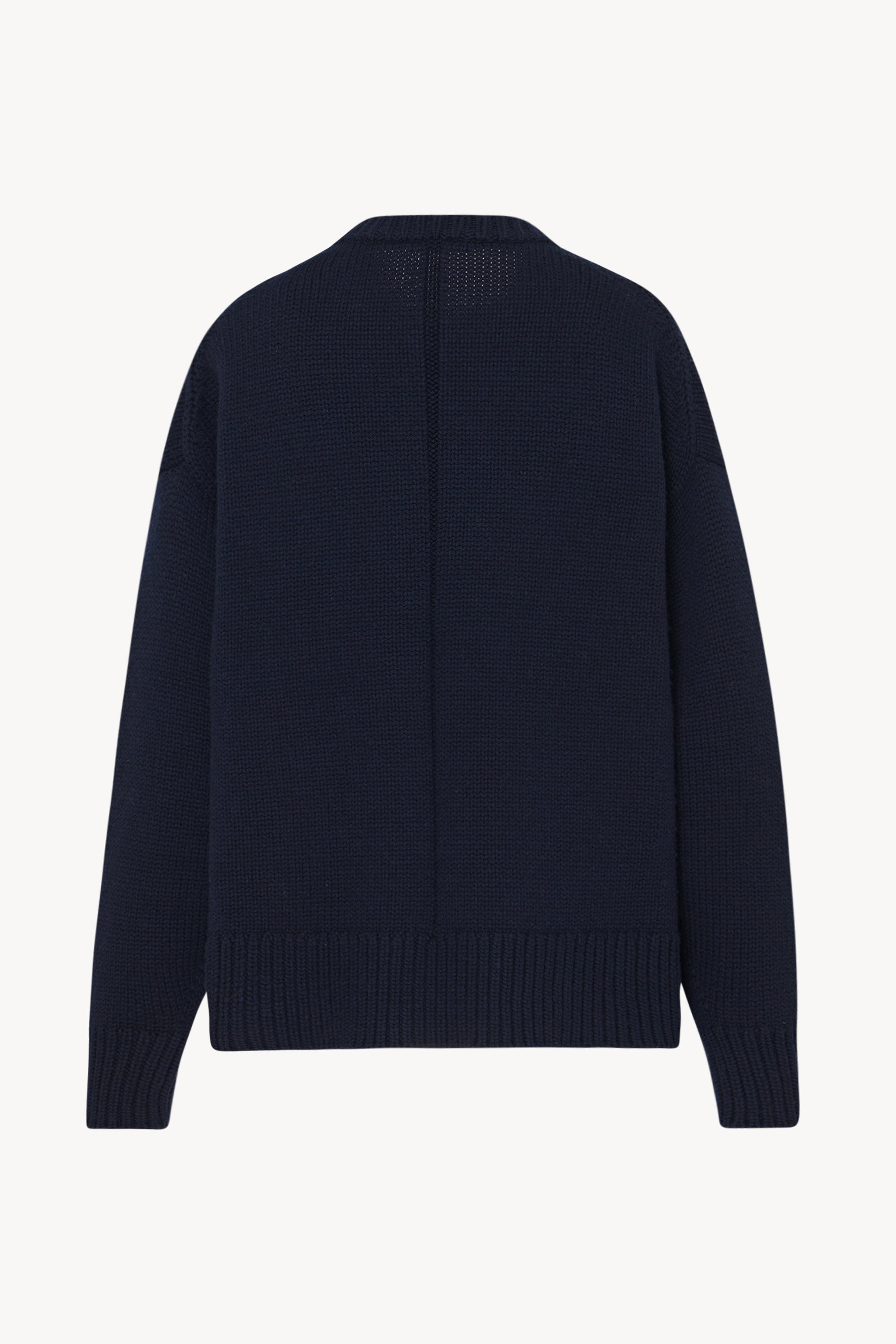Essential 100% Pure Wool Oversized Crew Neck Sweater | Premium Chunky Knit Pullover