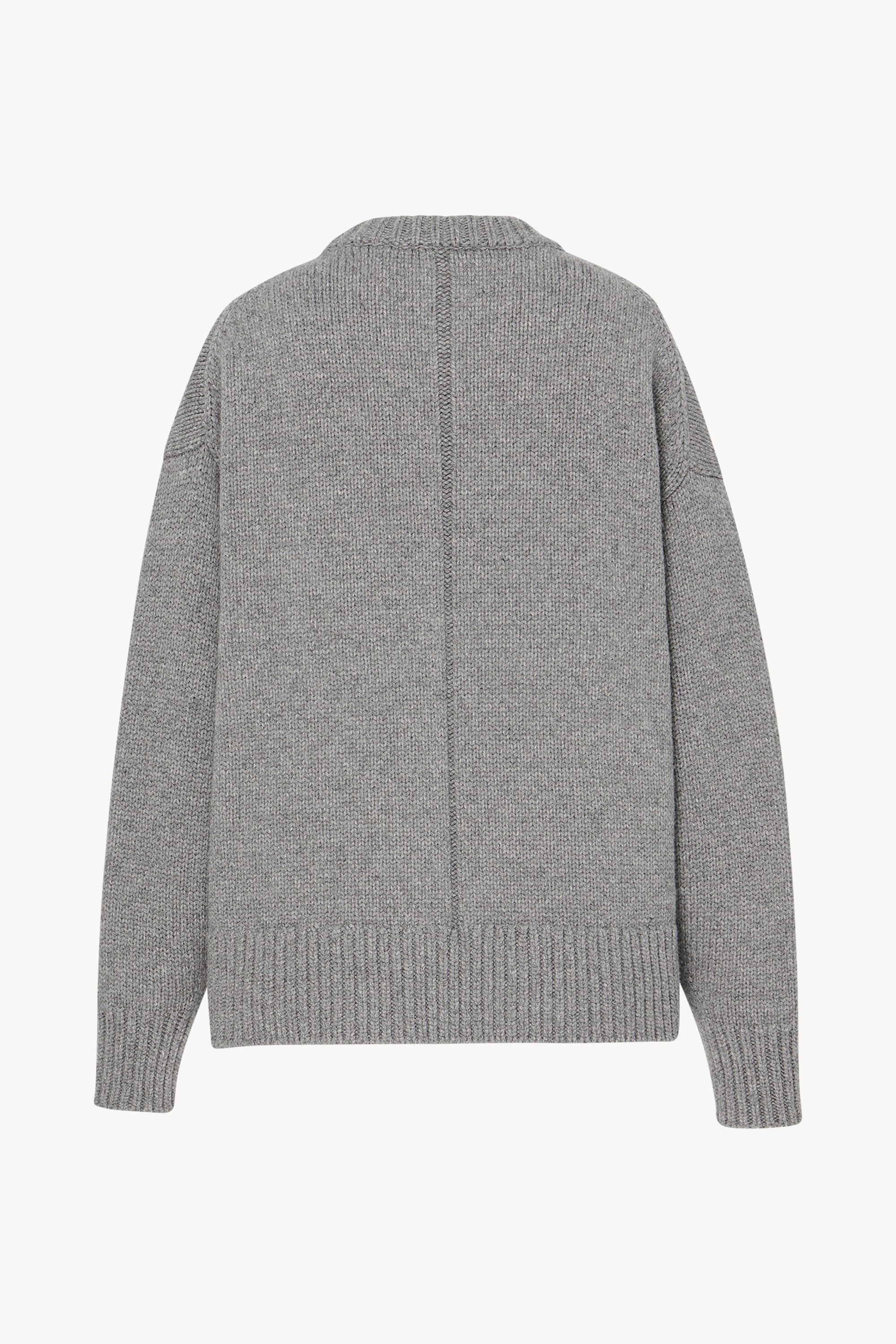 Essential 100% Pure Wool Oversized Crew Neck Sweater | Premium Chunky Knit Pullover