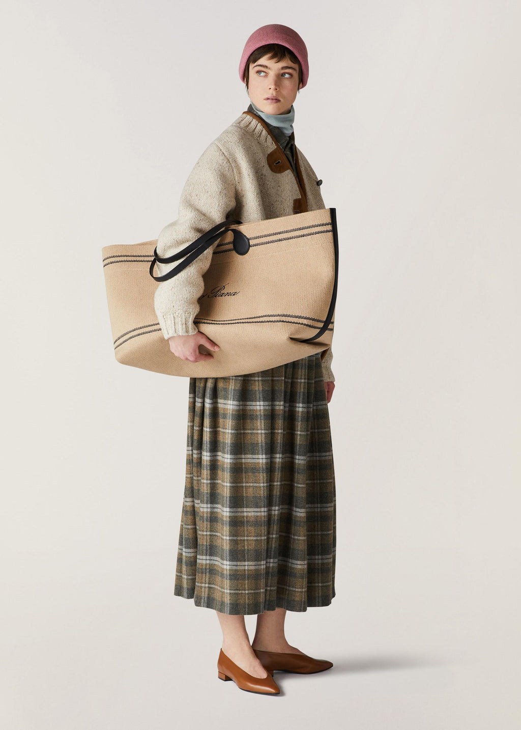 Luxury 100% Wool Asymmetric Knit Jacket | Premium Leather-Trimmed Donegal Cardigan