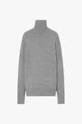 Luxury 100% Pure Wool Oversized Turtleneck Sweater | Premium High-Neck Chunky Knit