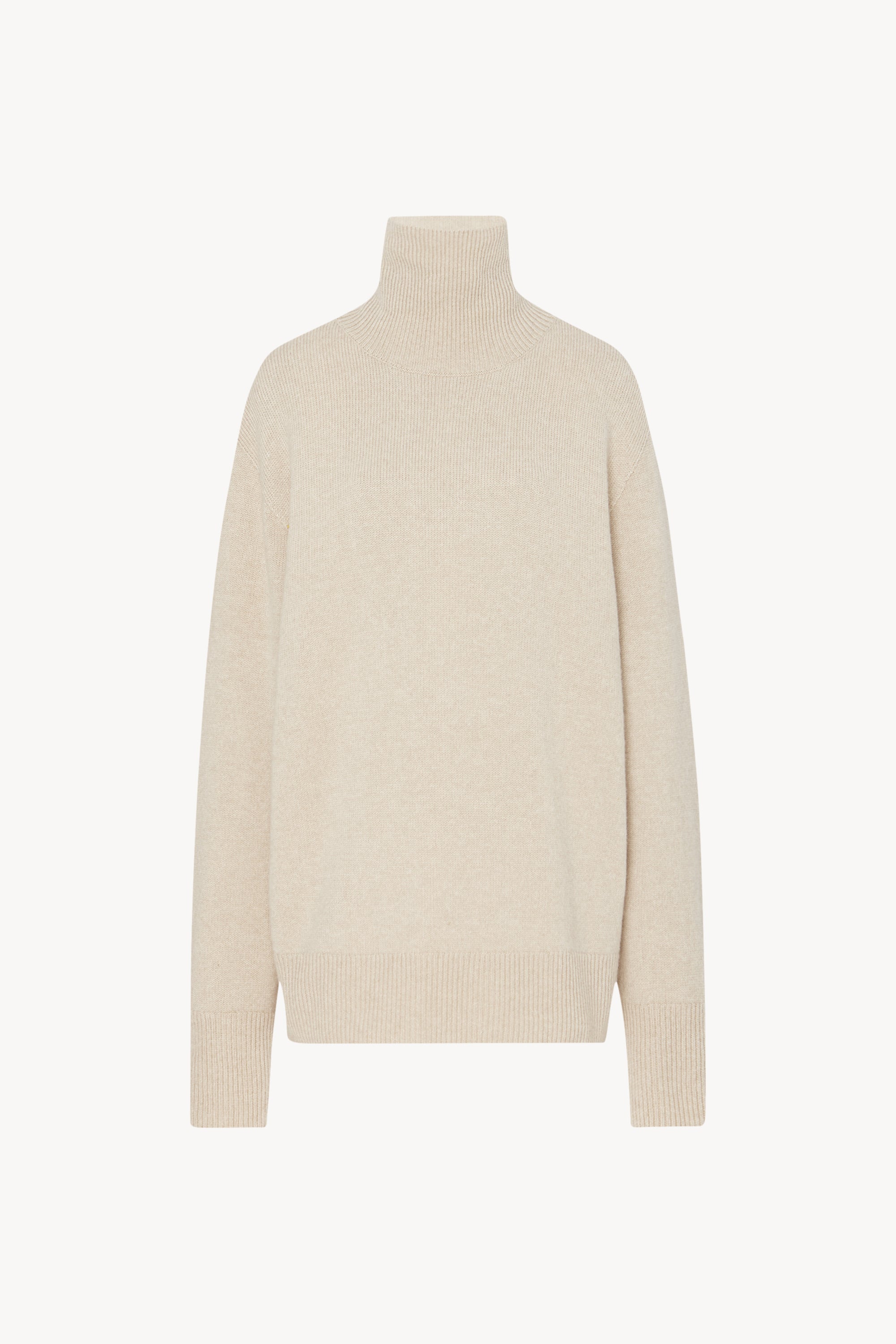 Luxury 100% Pure Wool Oversized Turtleneck Sweater | Premium High-Neck Chunky Knit
