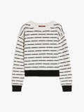 Luxury Wool-Cashmere Blend Striped Sweater | Textured Diamond Knit Pullover