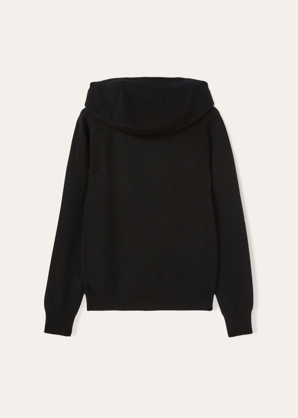 Luxury Wool-Cashmere Zip-Up Hoodie | Premium Knit Loungewear Jacket