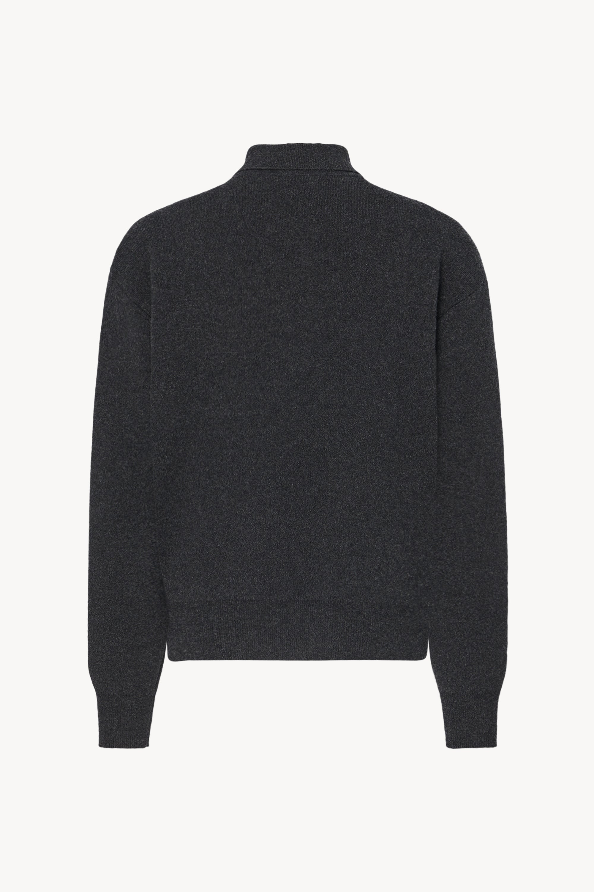 Luxury 100% Pure Wool Quarter-Zip Polo Sweater | Modern Half-Zip Knit Pullover with Pocket