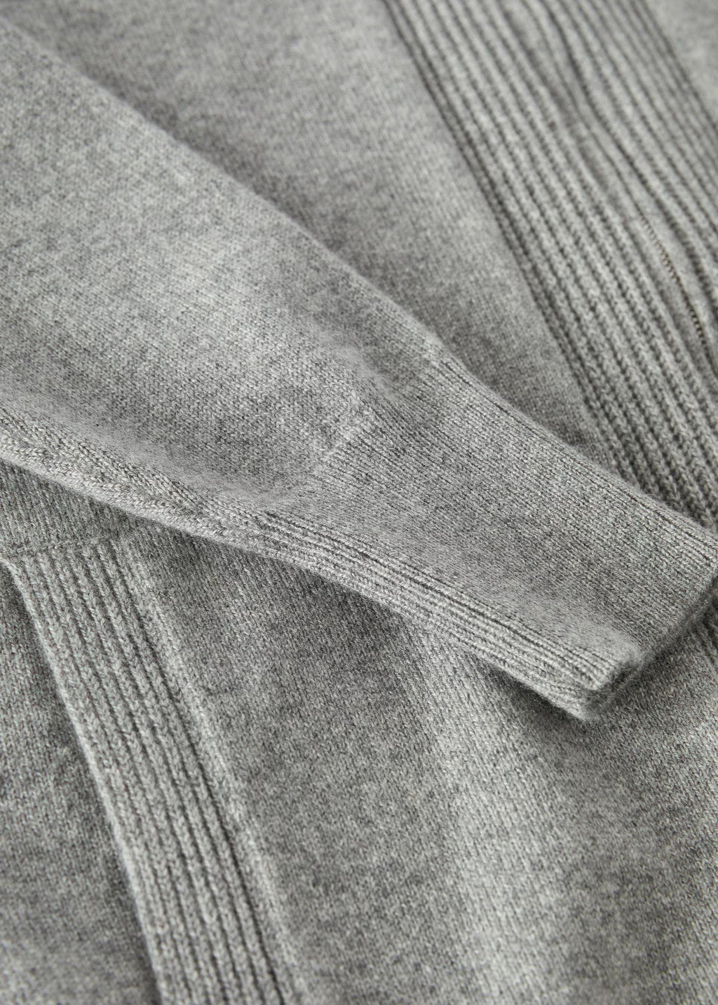 Luxury Wool-Cashmere Zip-Up Hoodie | Premium Knit Loungewear Jacket