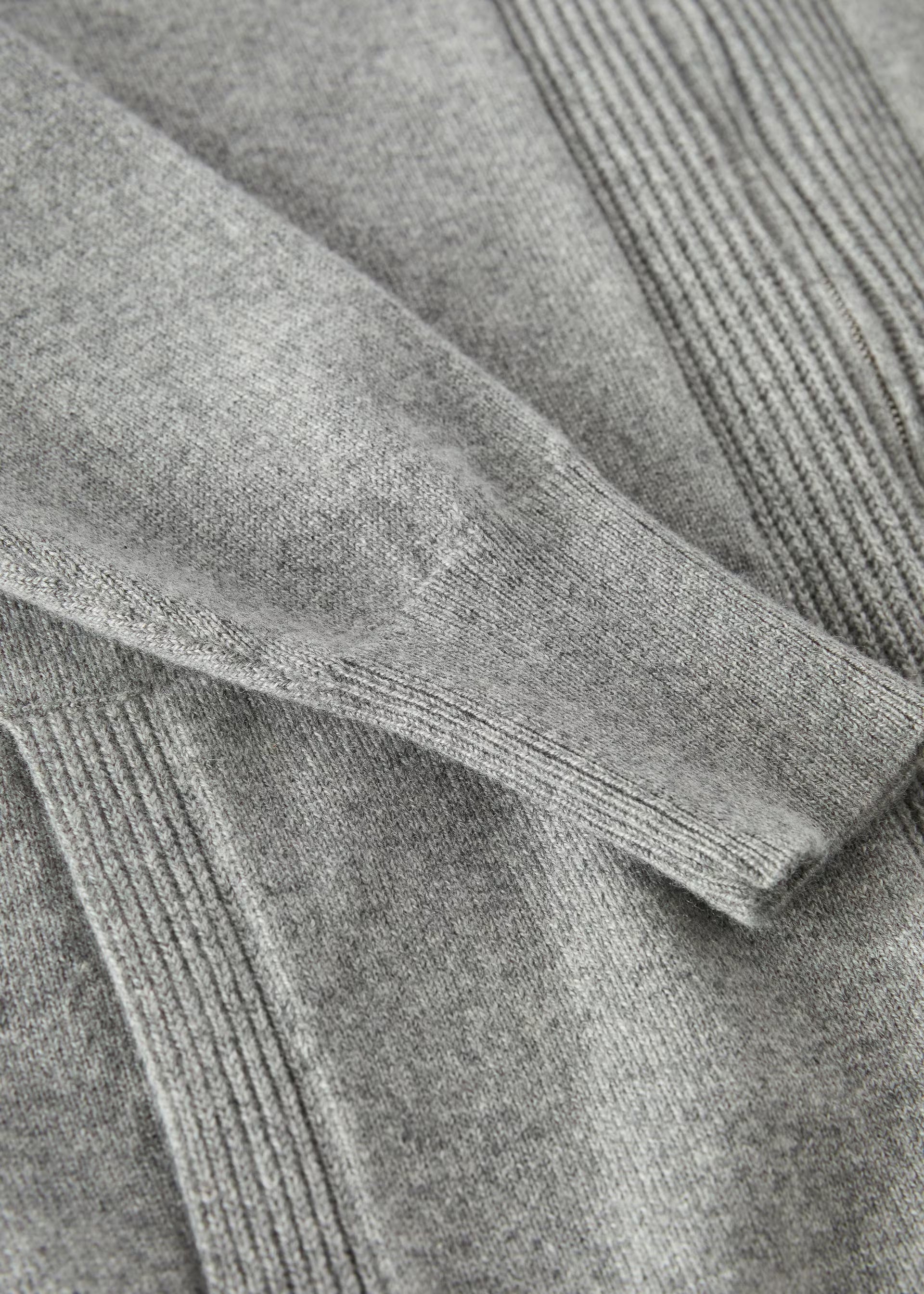Luxury Wool-Cashmere Zip-Up Hoodie | Premium Knit Loungewear Jacket