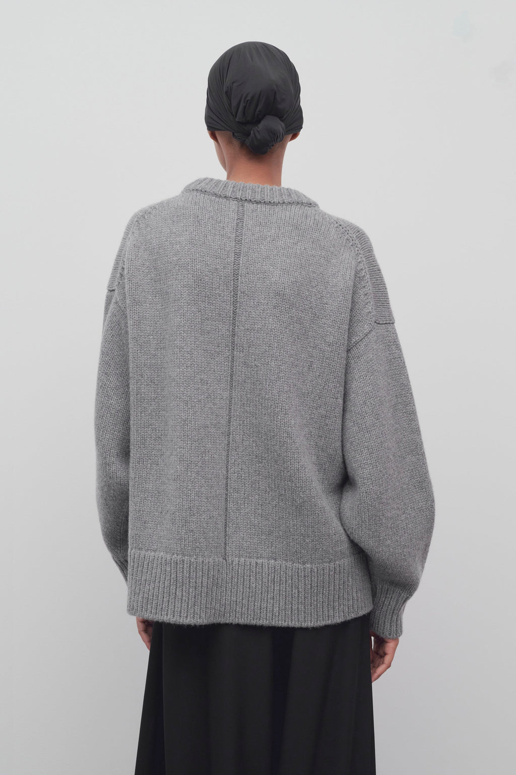 Essential 100% Pure Wool Oversized Crew Neck Sweater | Premium Chunky Knit Pullover