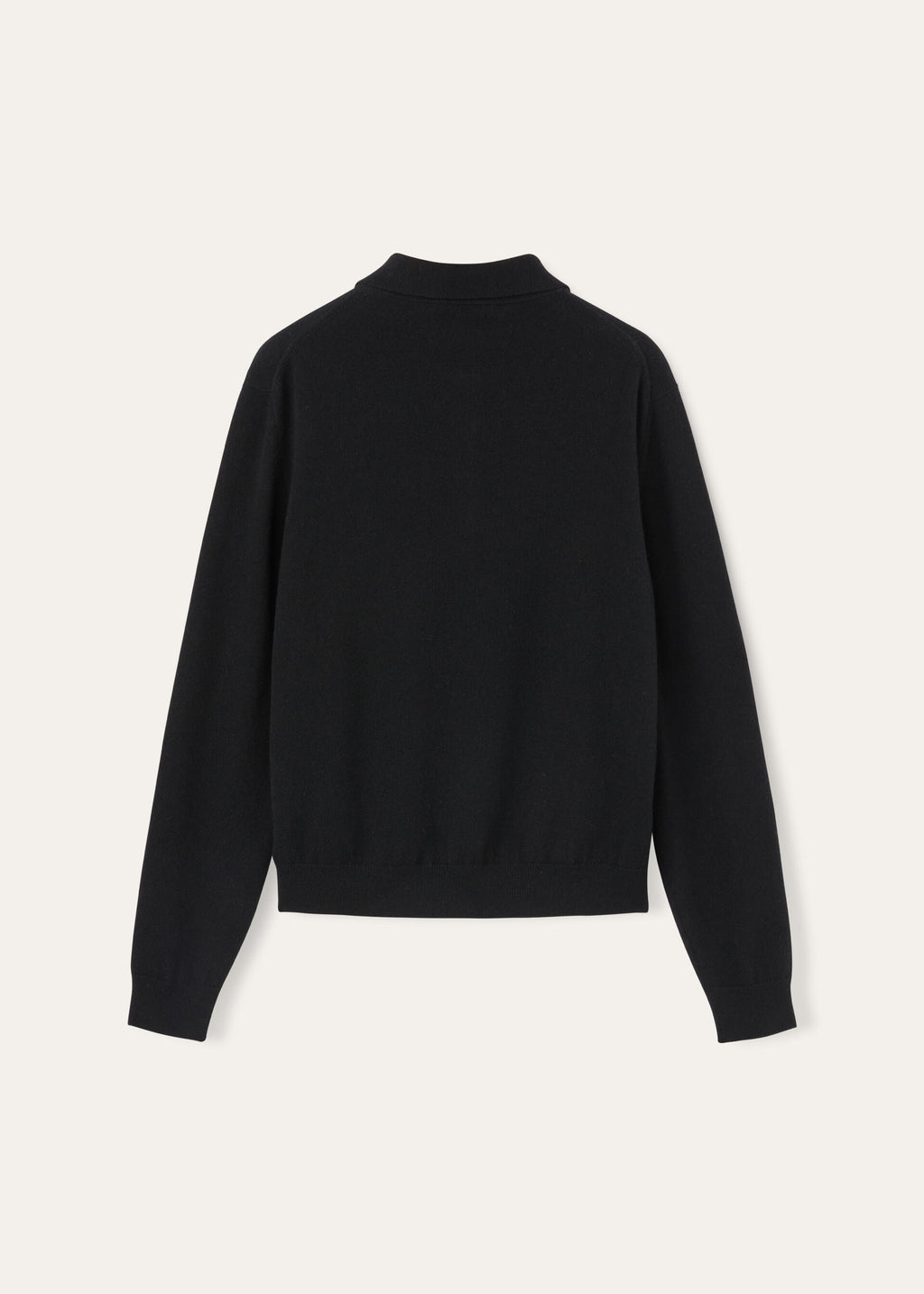 Luxury 100% Fine-Spun Wool Knitted Polo Sweater | Elegant Buttoned Knit Top